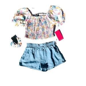 Vince Camuto Girls 2-Piece Shorts & Top Set  4 T New NWT